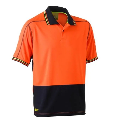 Picture of Bisley, Hi Vis Polyester Mesh Polo